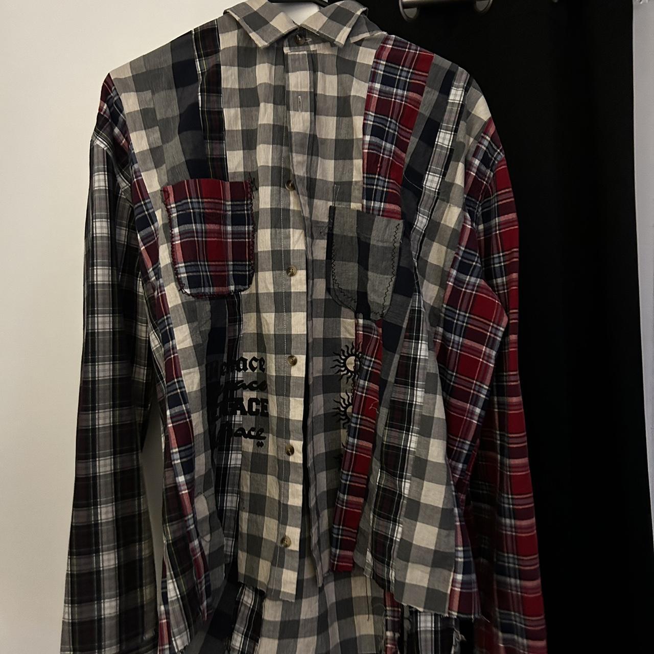 Custom Needles inspired flannel made by me... - Depop