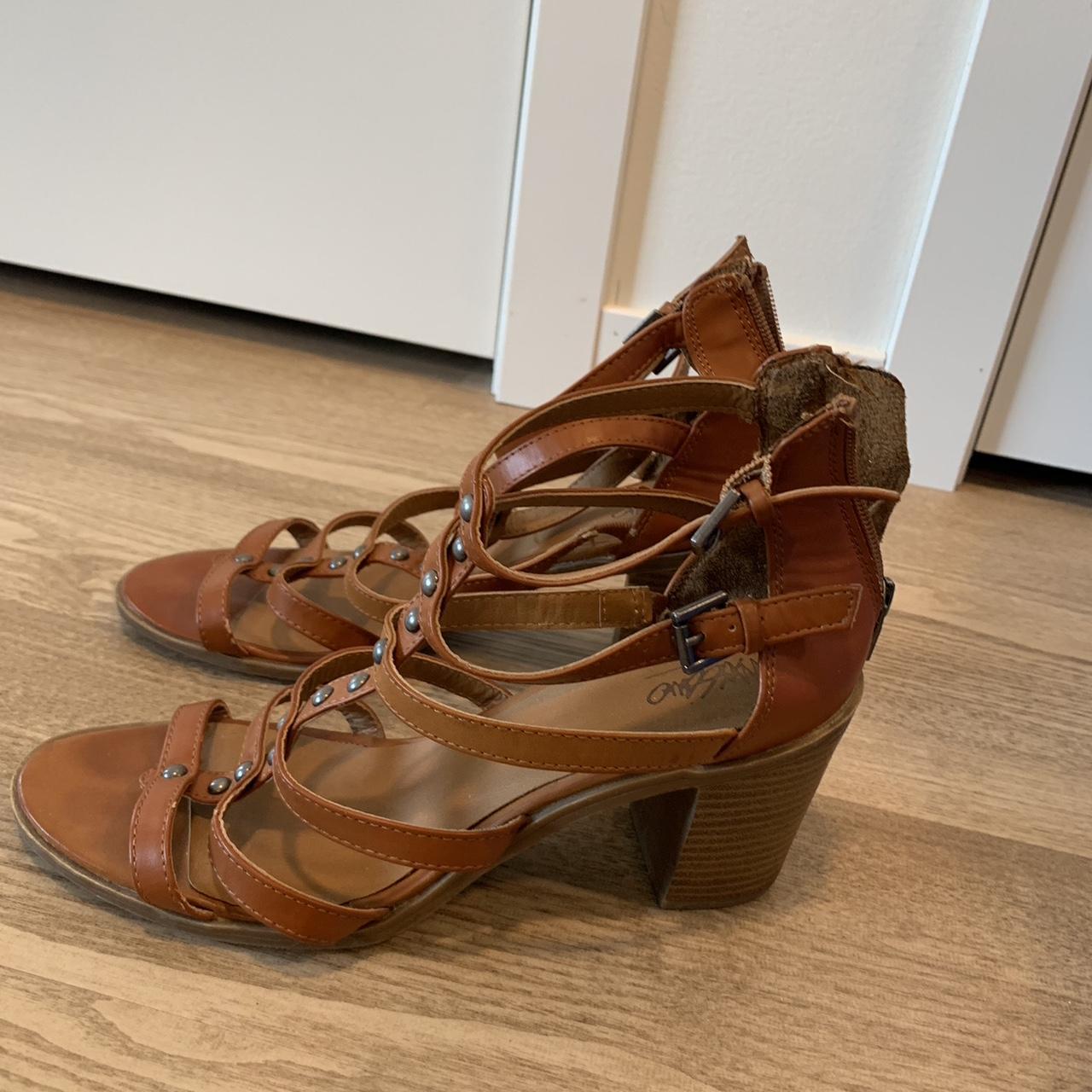 Cognac sandals hot sale target