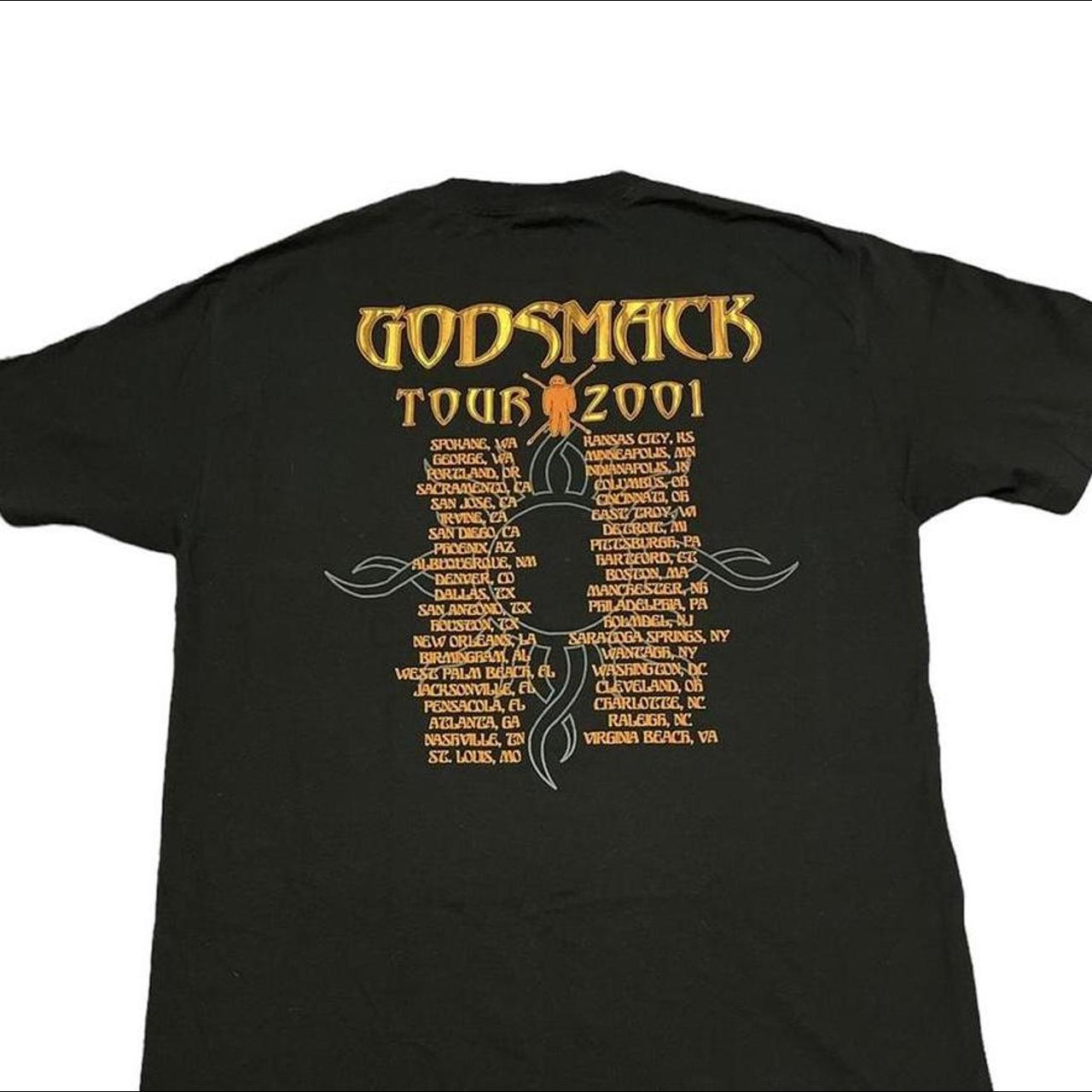 Vintage Godsmack World Tour 2001 newest T-shirt