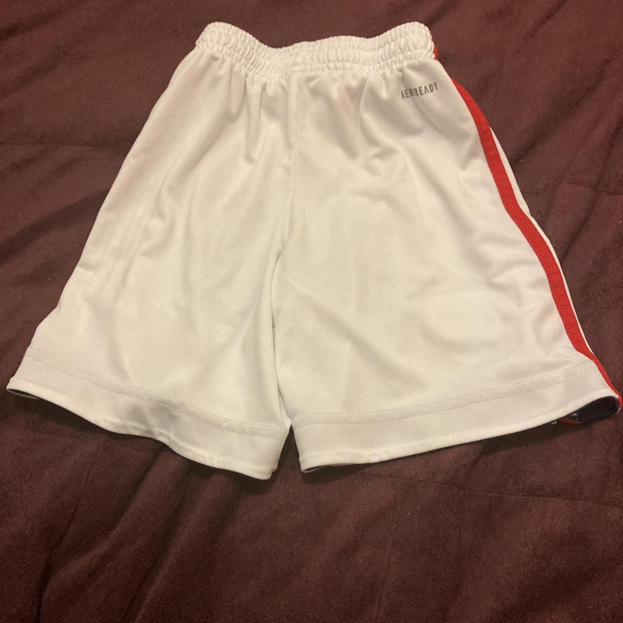 Adidas Arsenal Official White Home Shorts 21/22... - Depop
