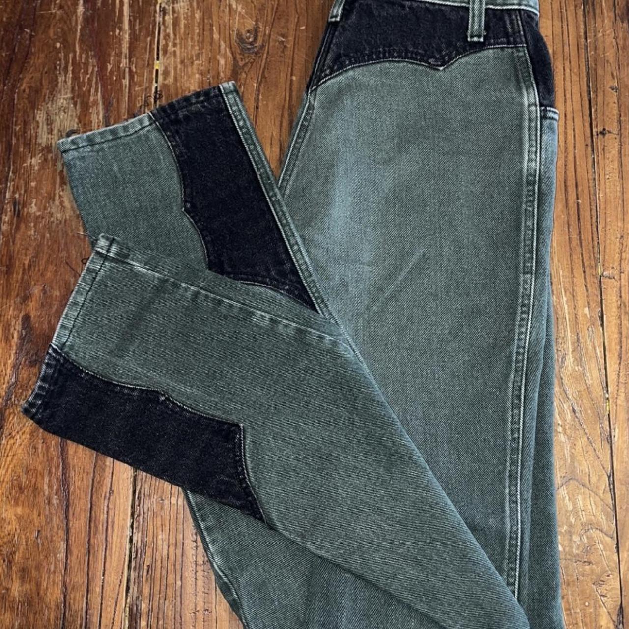 Rocky Mountain Women's Khaki and Black Jeans Depop