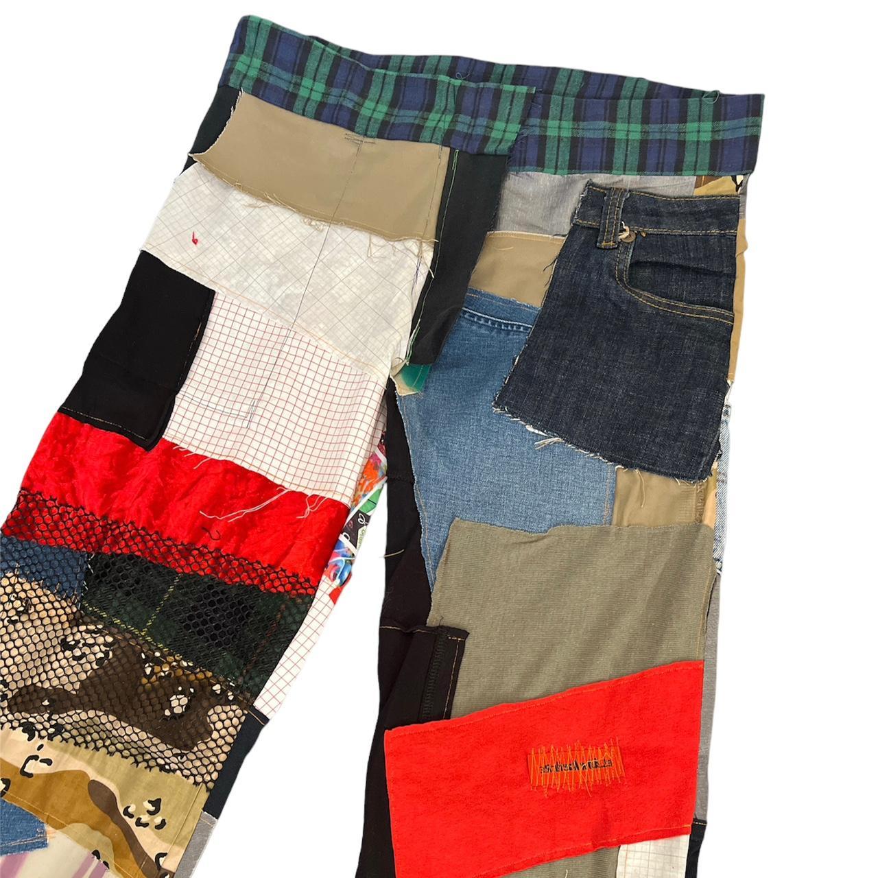 Mens Hip Hip Pants Retro Patchwork Corduroy Cargo Harem Pant Streetwear  Jogger | eBay