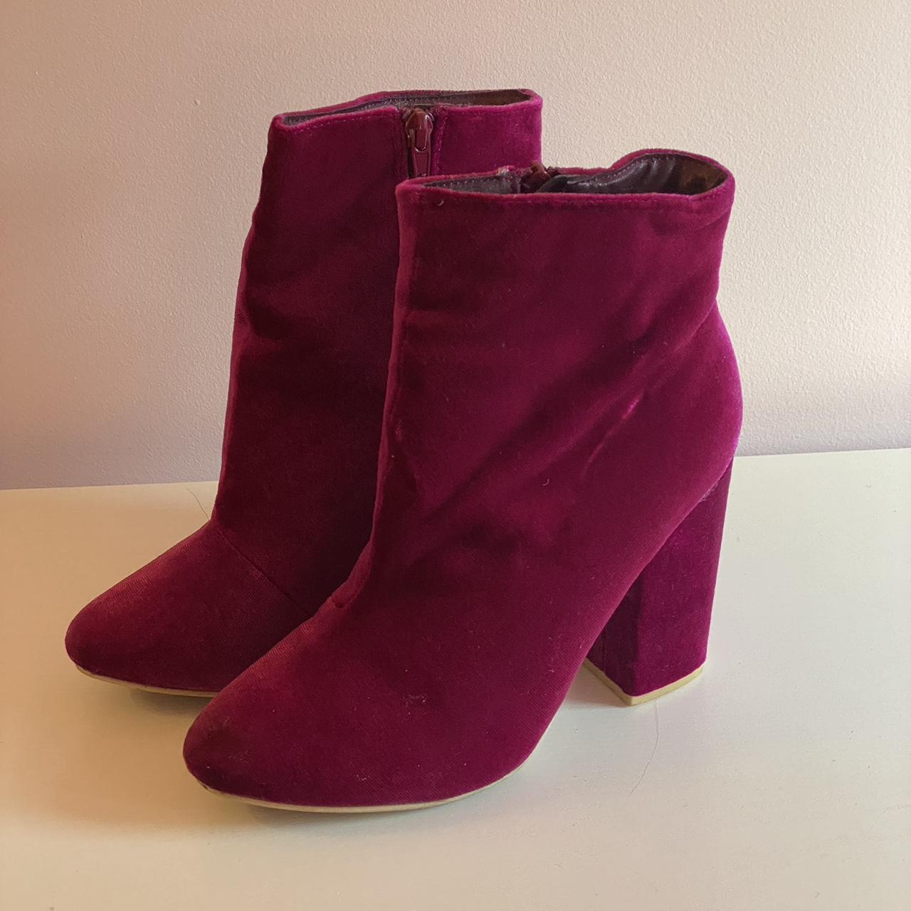 Justfab pink outlet boots