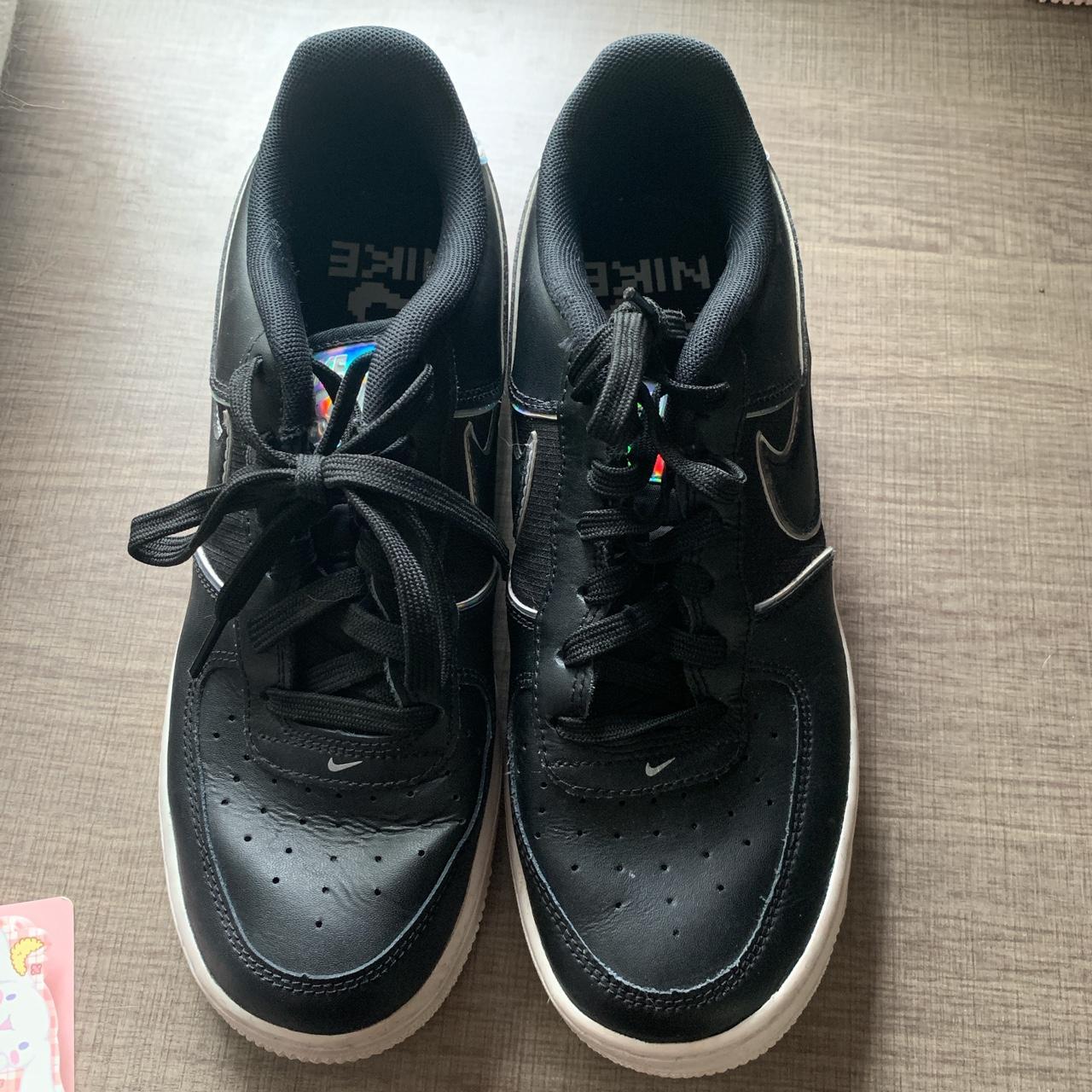 Air force 1 hot sale shiny black