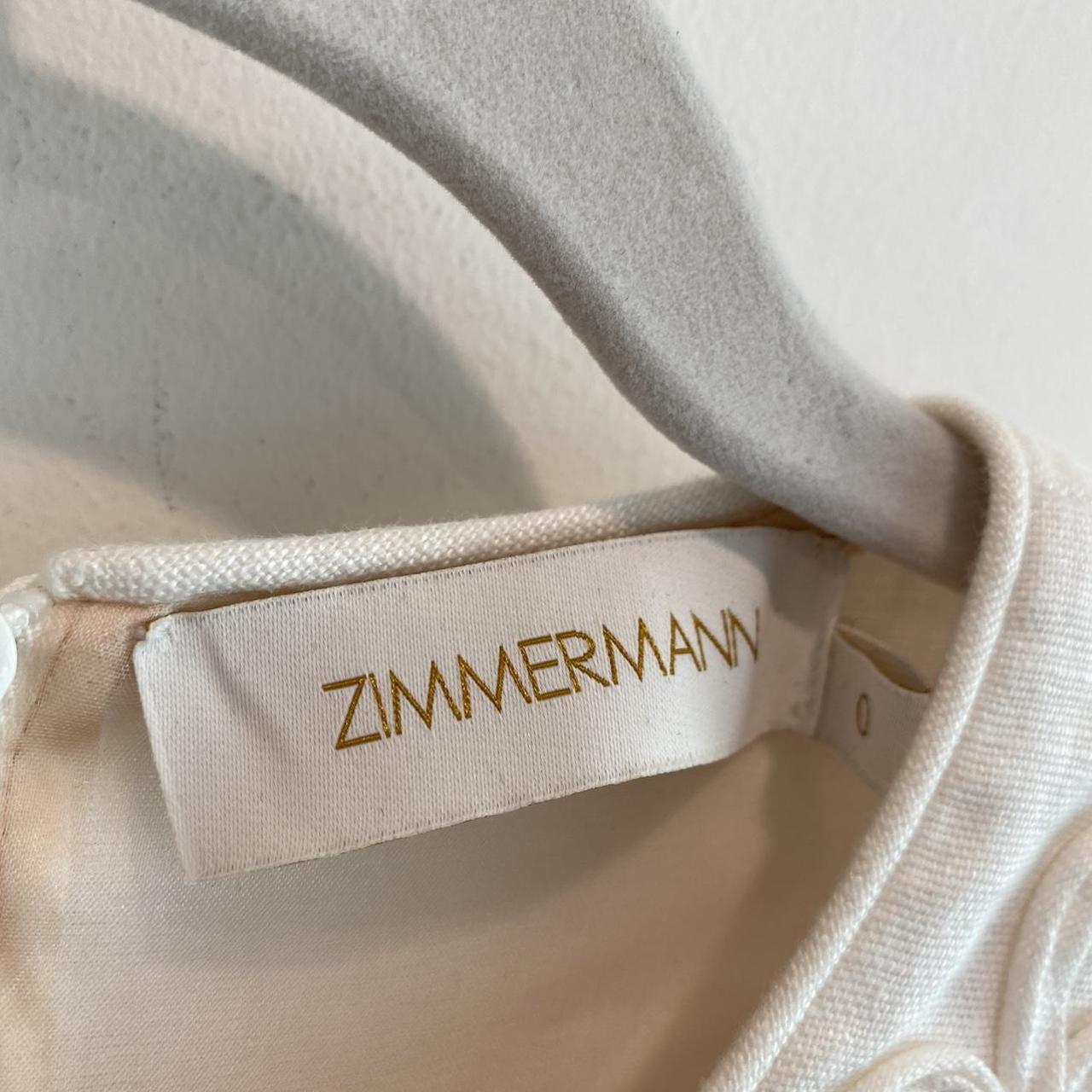Zimmermann Women's White Crop-top (2)