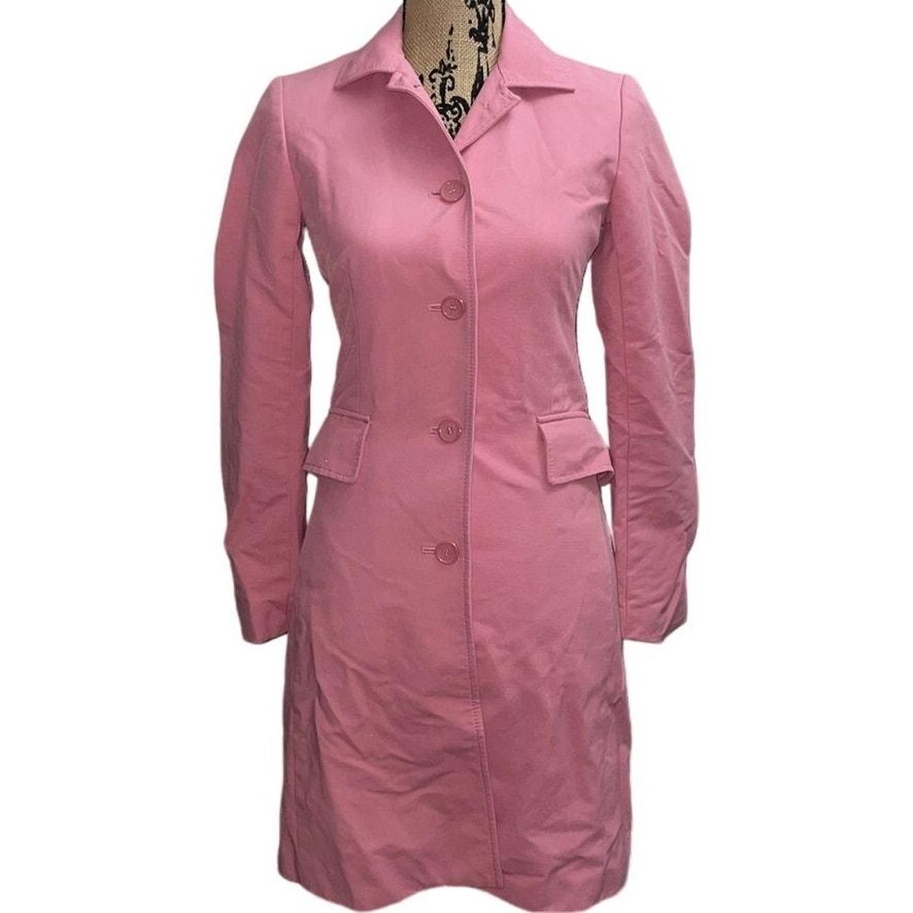 Express Trench Coat Pink Mid Length Size XS Office. Depop