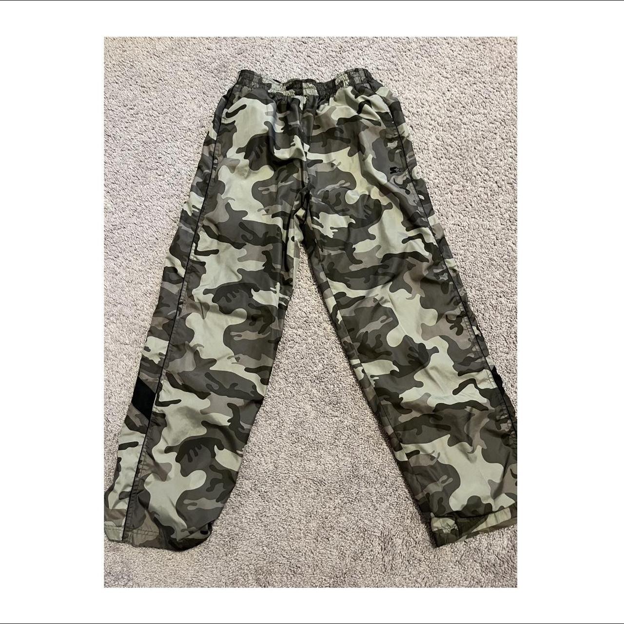 Camo track pants - Depop