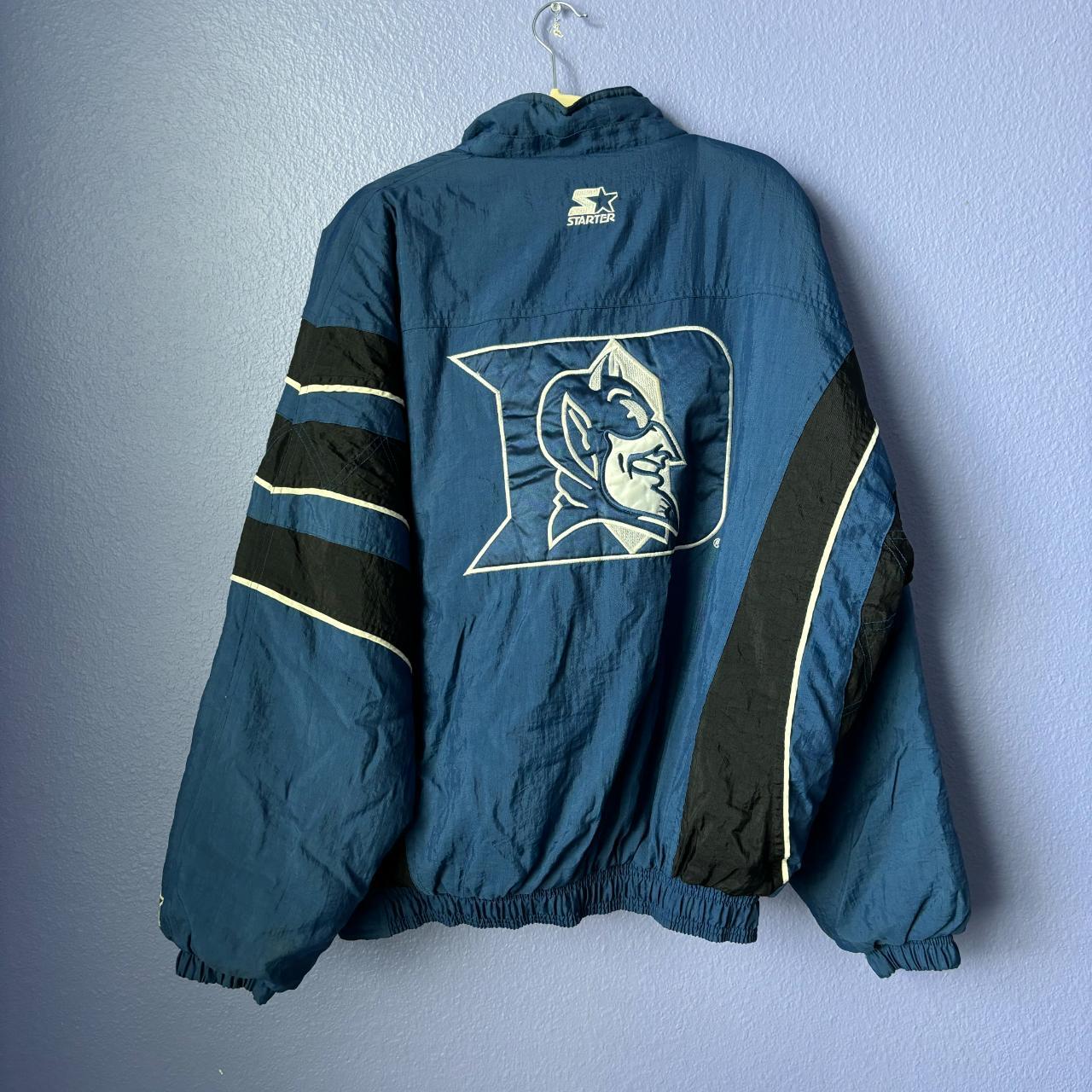 90s Vintage Duke Blue Devils Jacket NCAA Starter | Depop