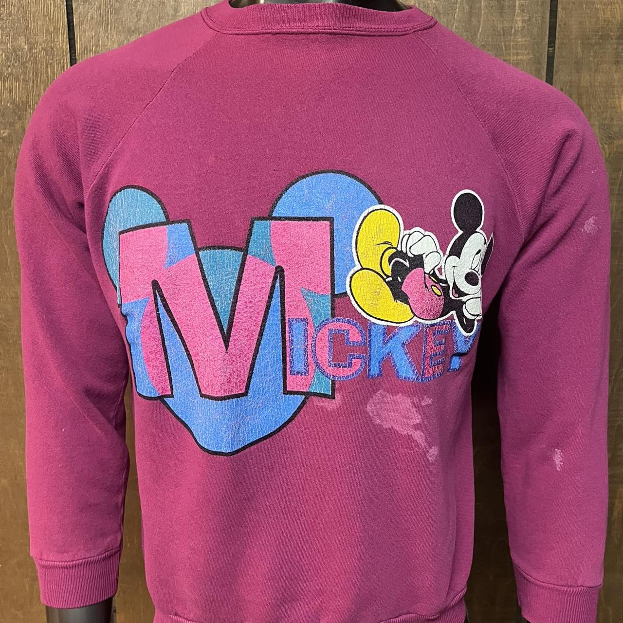 Disney Women's Pink Sweatshirt Depop