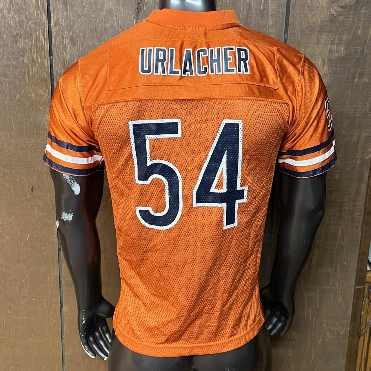 Reebok, Shirts, Orange Reebok Brian Urlacher Jersey 54