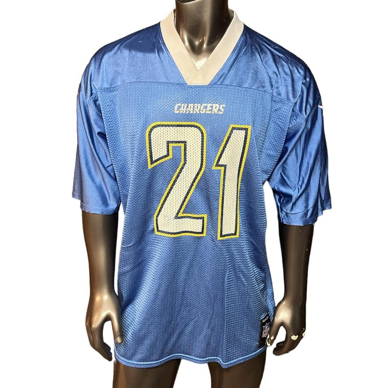 LaDainian Tomlinson REEBOK CHARGERS JERSEY I BELIEVE - Depop