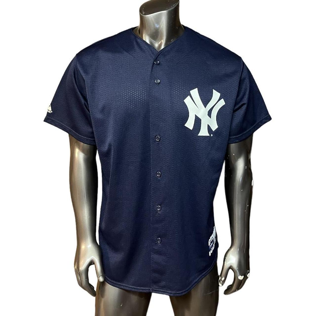 Majestic Authentic NY Yankees Jason Giambi Jersey