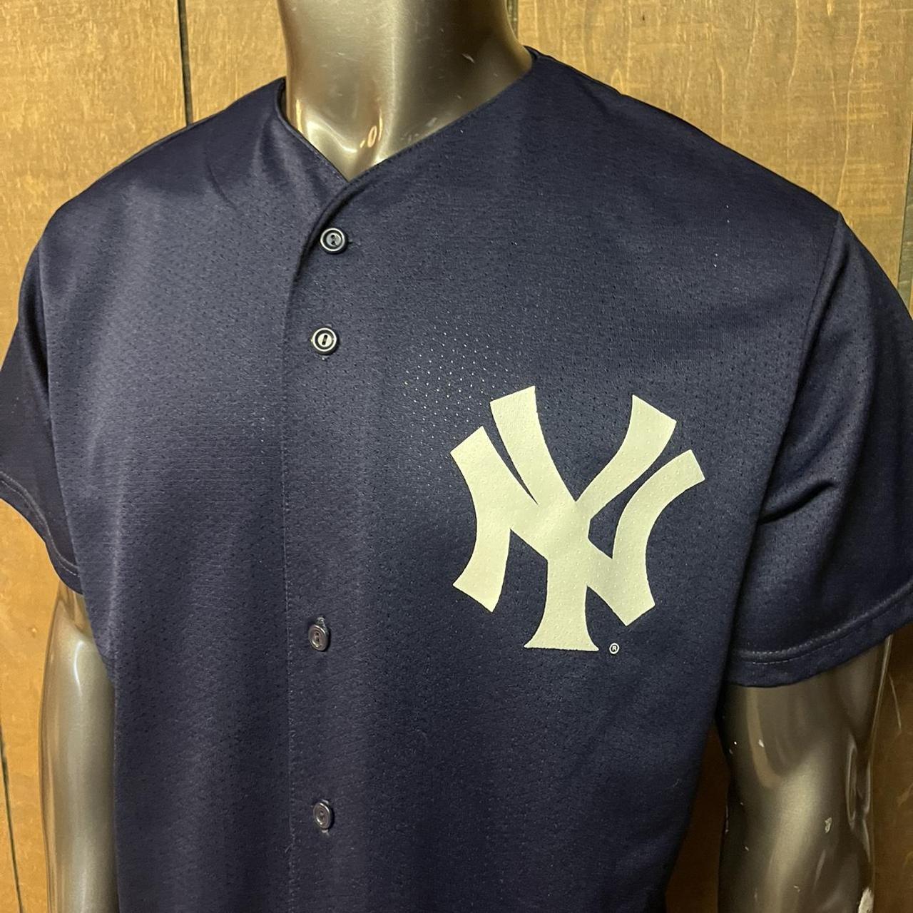 Majestic Authentic NY Yankees Jason Giambi Jersey