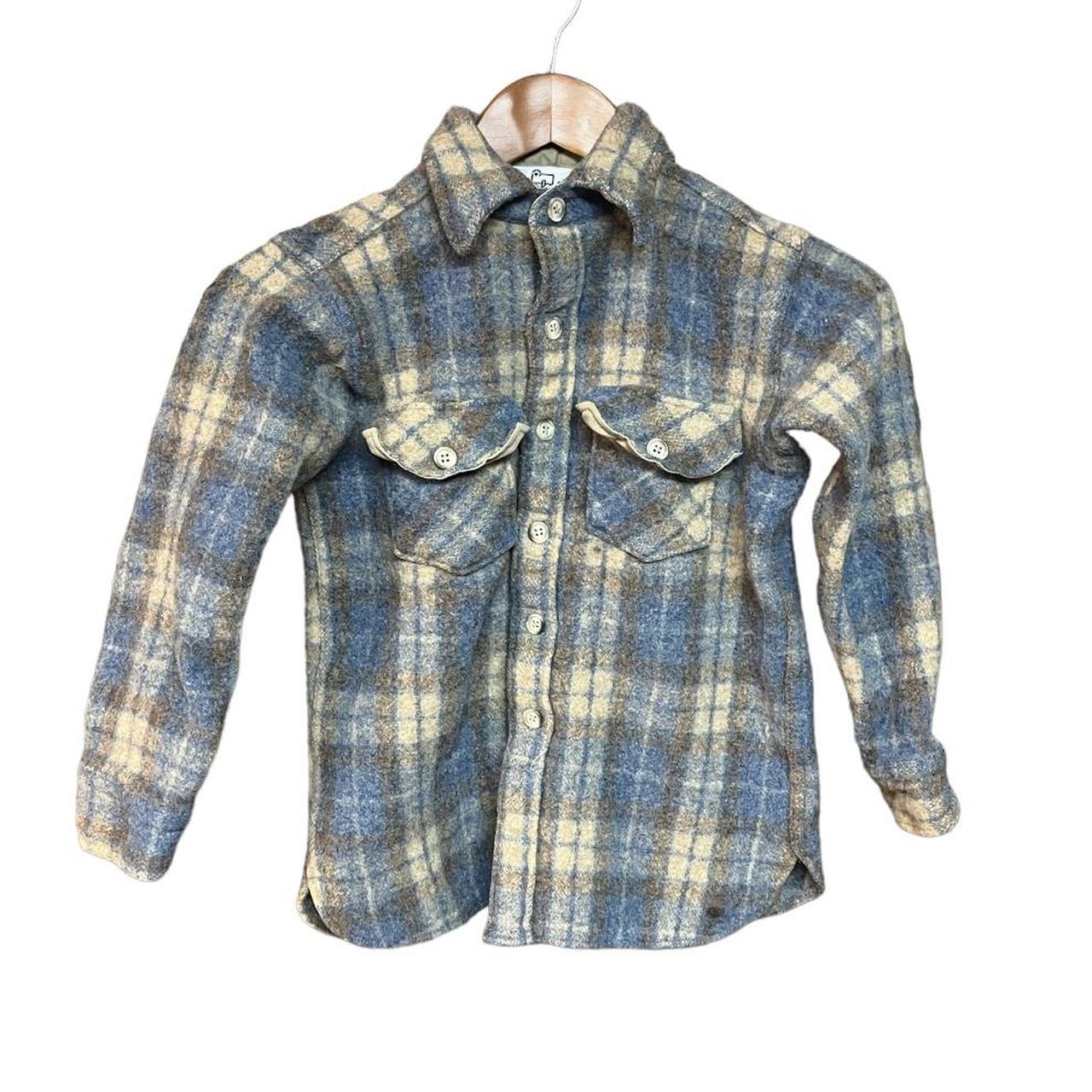 Vintage Woolrich Plaid Flannel Jacket Ladies XXS... Depop