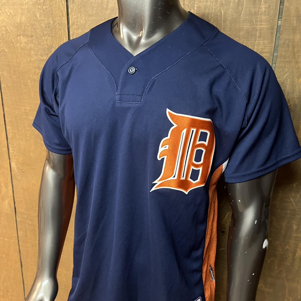 Vintage Detroit tigers baseball jersey Majestic - Depop