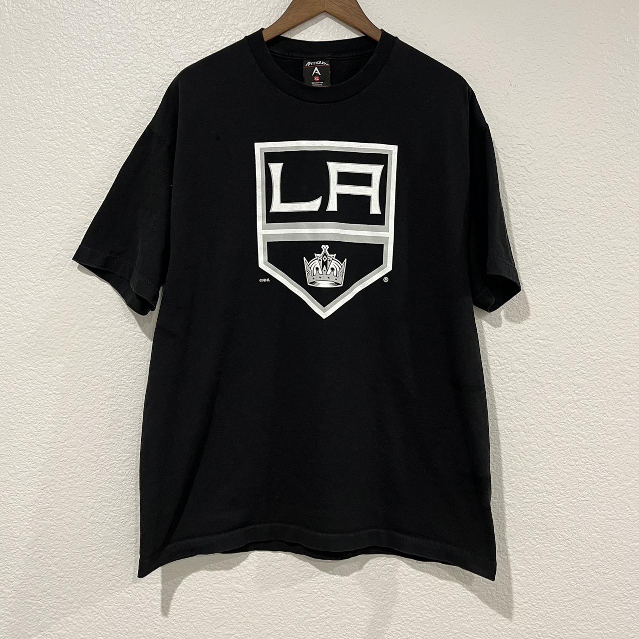 VINTAGE LA Kings Shirt Adult XL Black NHL Hockey Depop