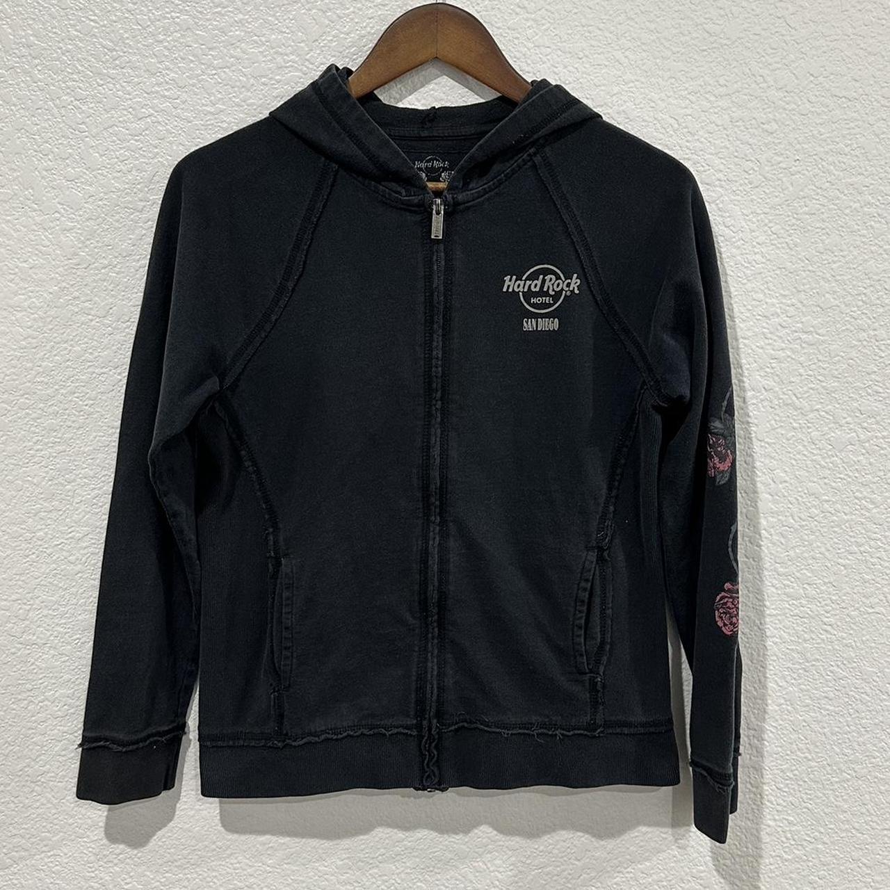 Hard Rock Hotel Hoodie Jacket Adult Medium Black San... - Depop