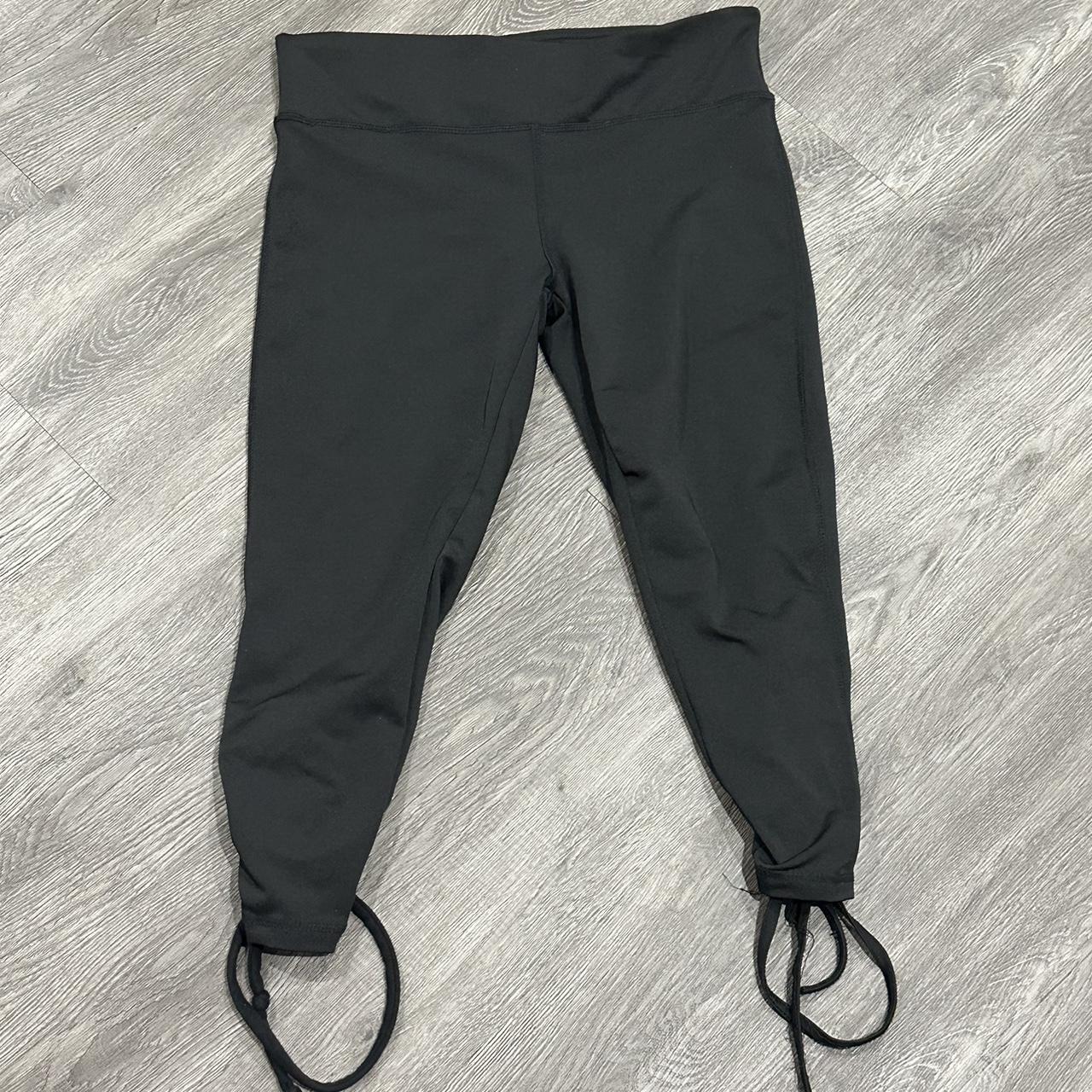Black Capri Pants Adult Size XL Casual Athletic Gym - Depop