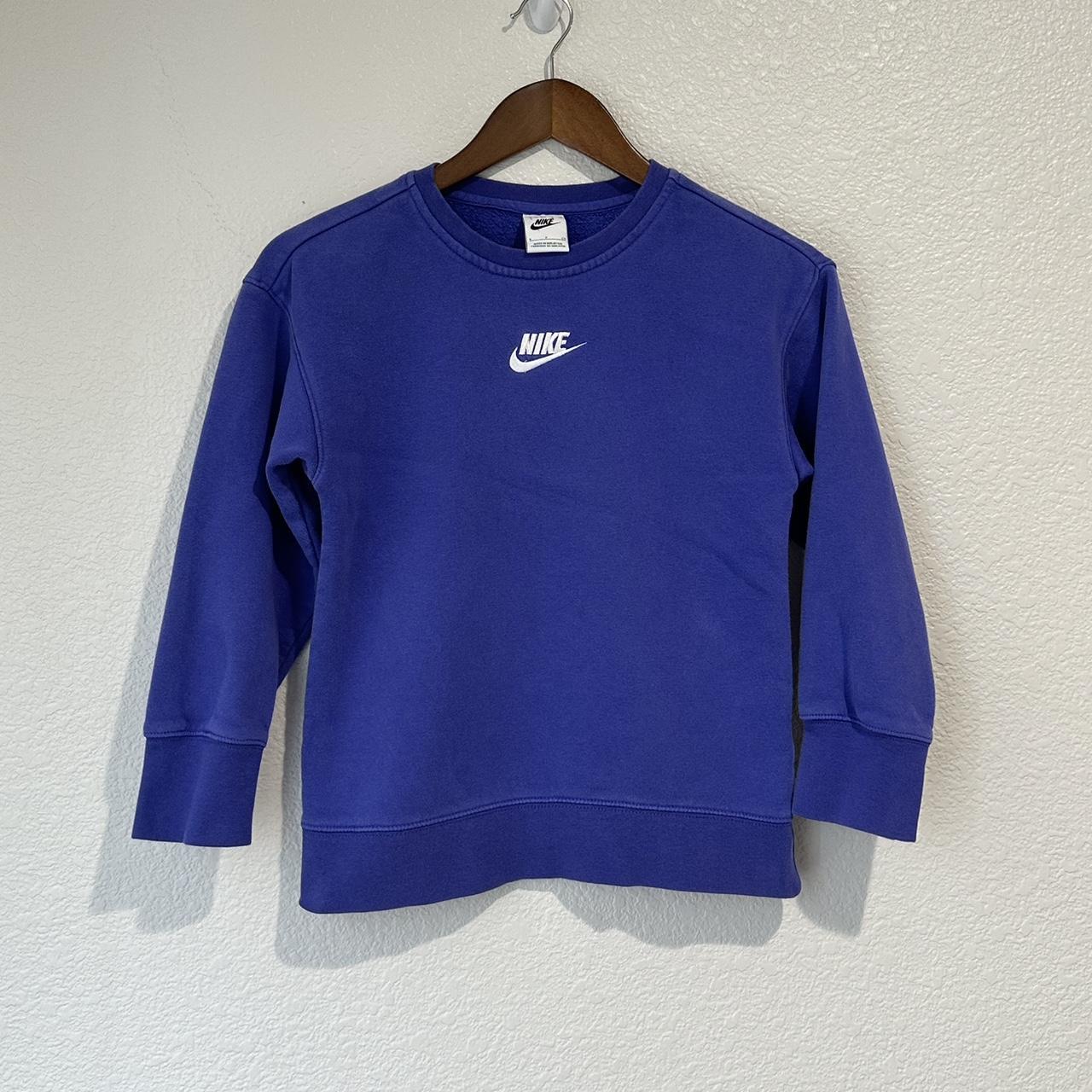 Nike Royal Blue/Purple outlet Crewneck Sweatshirt