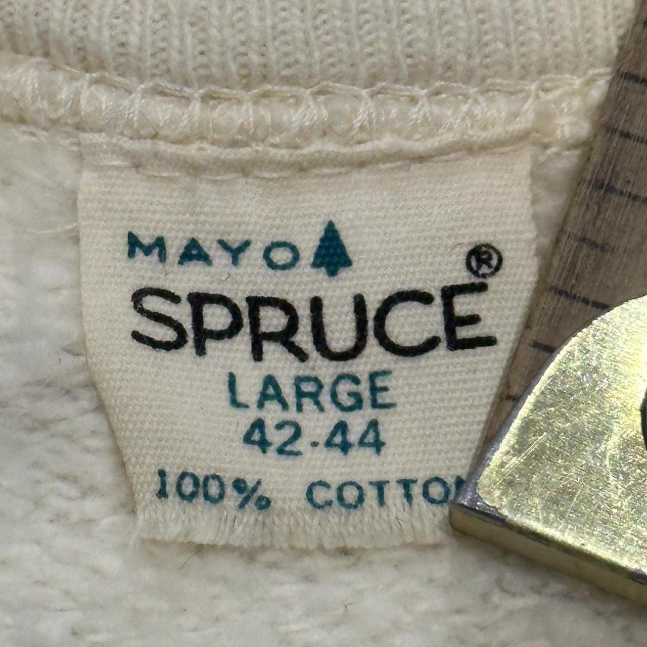 VINTAGE 1960s Mayo Spruce Sweatshirt Adult Large...