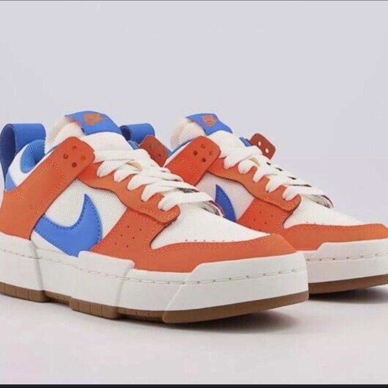 Nike dunk low disrupt orange & blue Good... - Depop