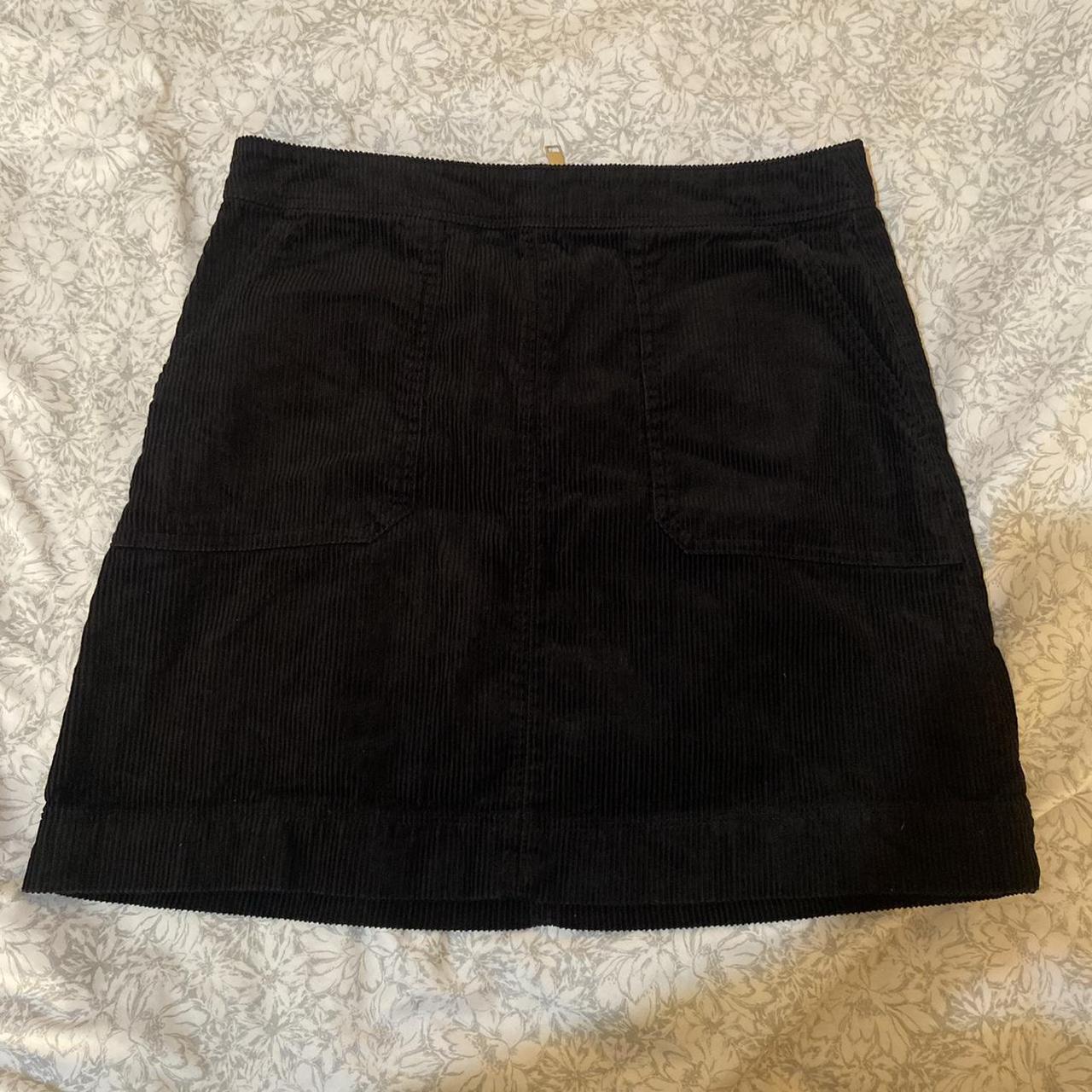 Black Corduroy Skirt Depop Artificial Green Vines Storage Basket With Hooks