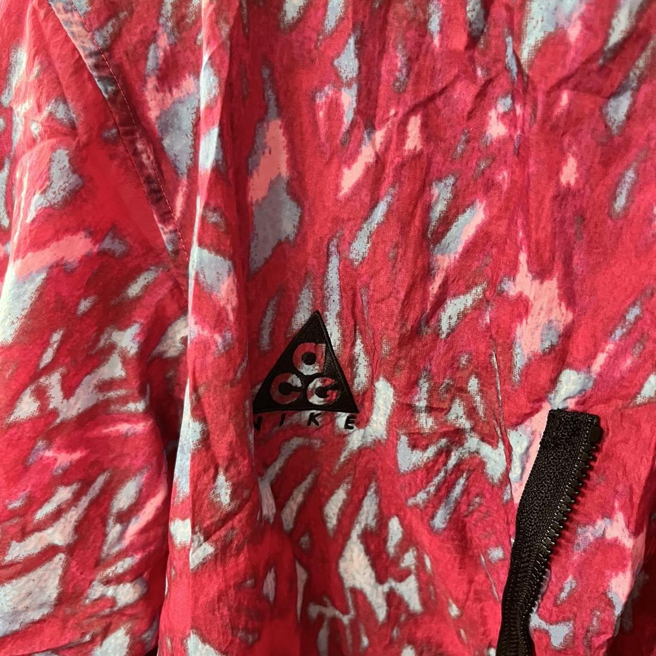 Vintage Nike ACG utility hiking shirt zips up pink | Depop