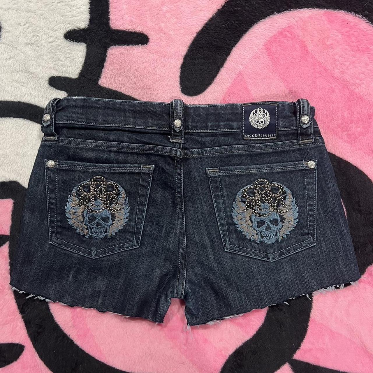 sick Rock and Republic shorts with... - Depop