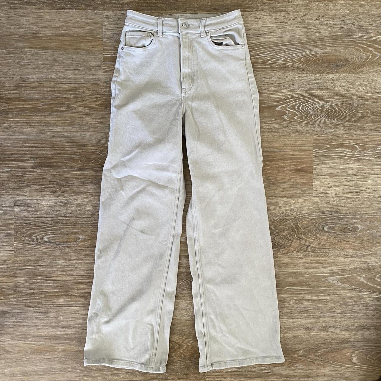 H&M Women's Tan Trousers | Depop