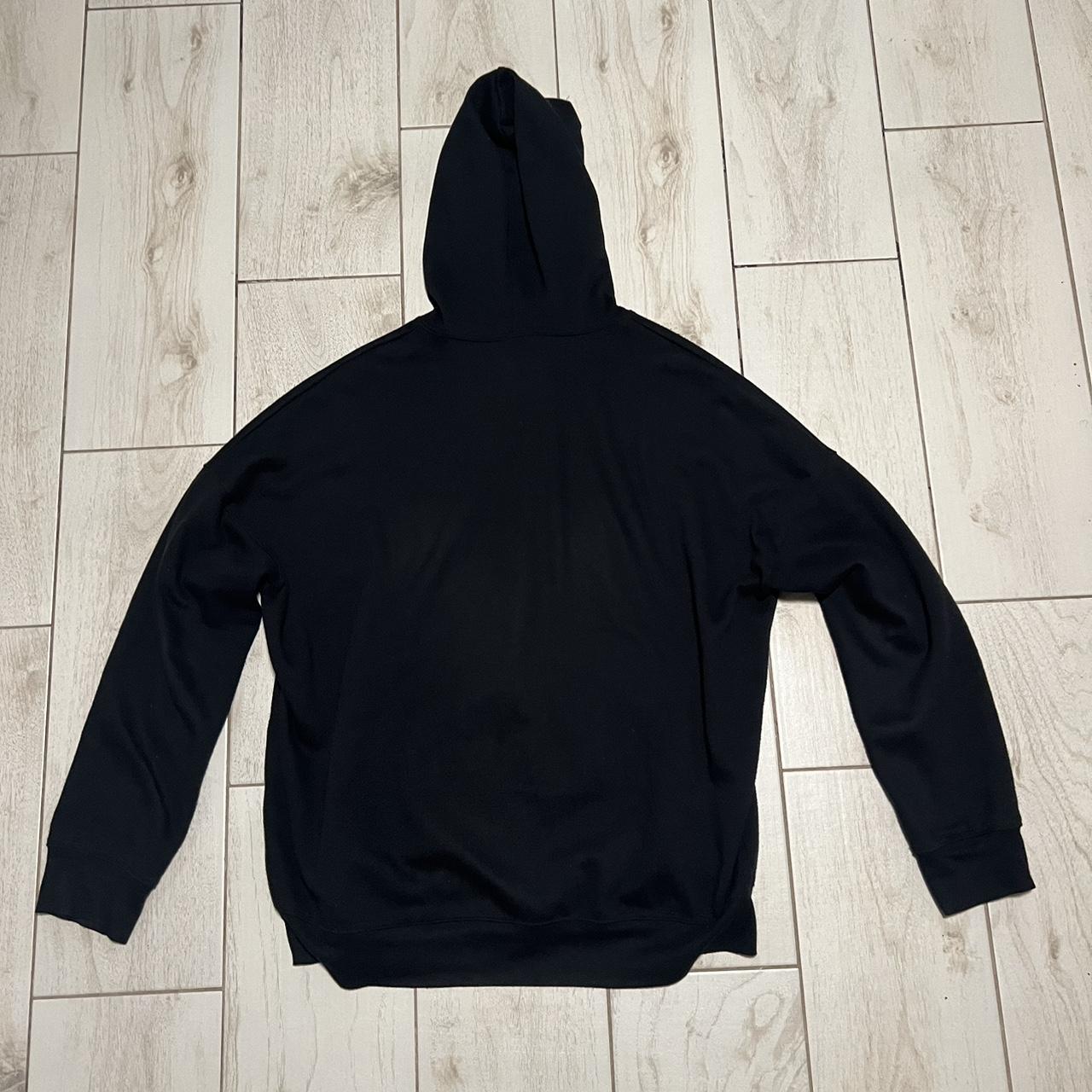 Black Full Zip Hoodie Size XL (NOT RICK OWENS) Worn... - Depop