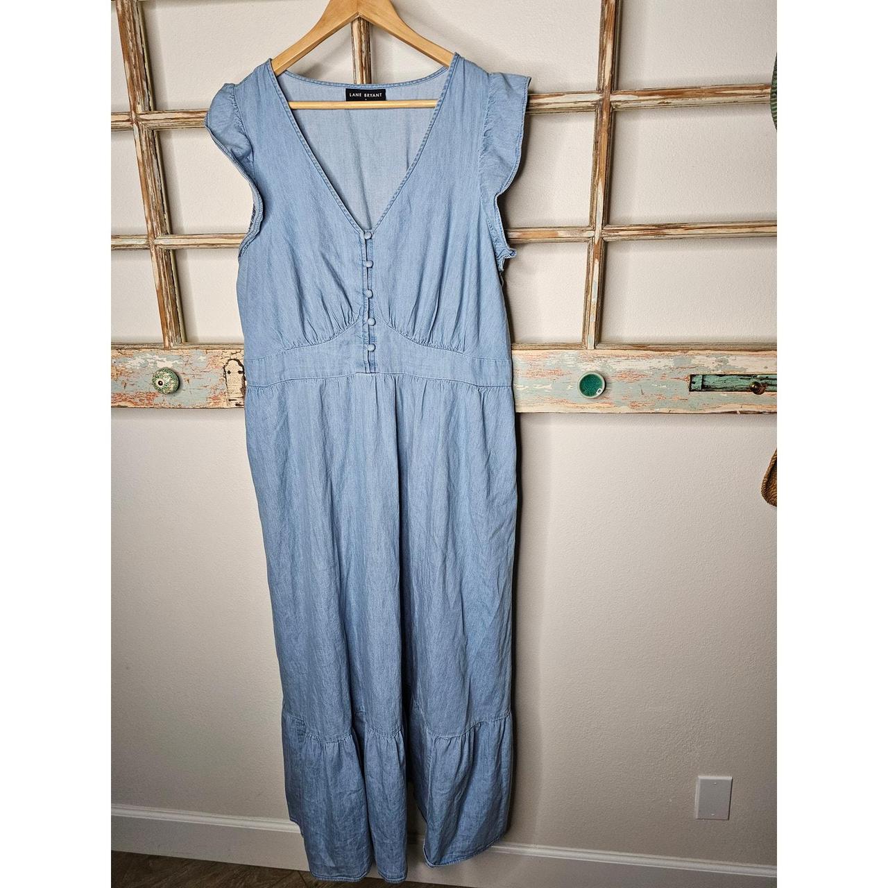 Lane bryant blue jean dresses best sale