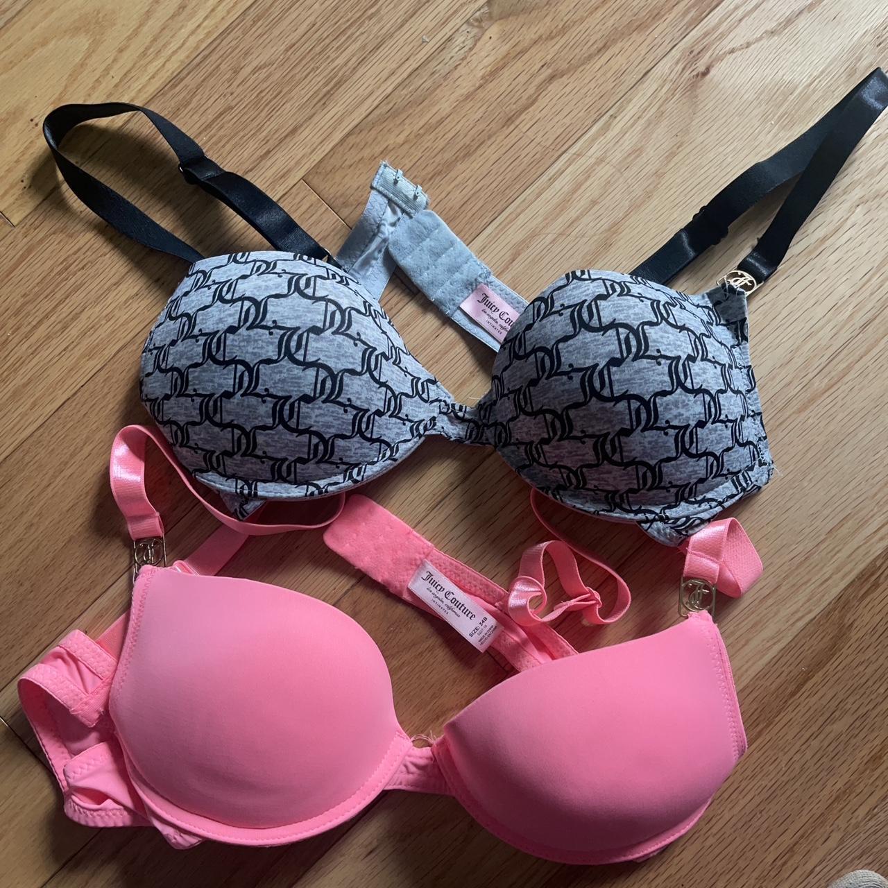 Two piece Juicy Couture bra bundle! Only worn to