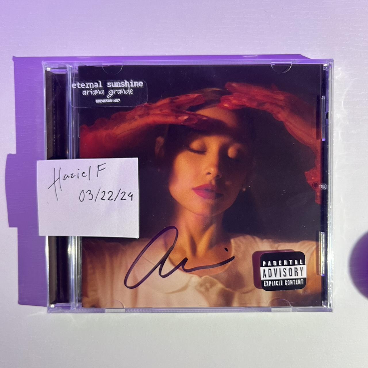 Ariana grande signed cd offers sealed