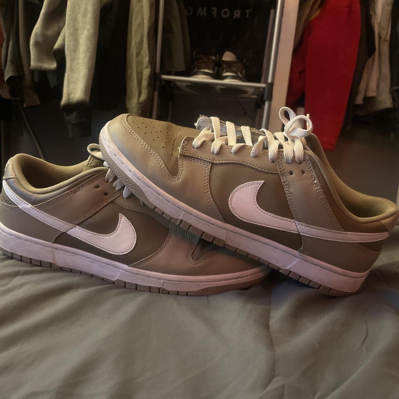 tanned nike trainers