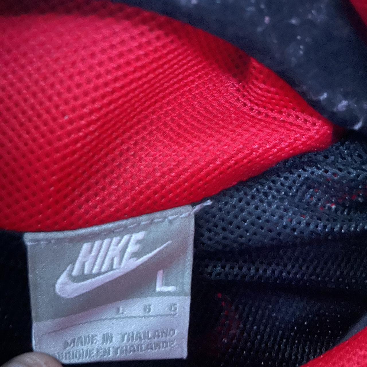 Nike Men's Black and Red Jacket Depop