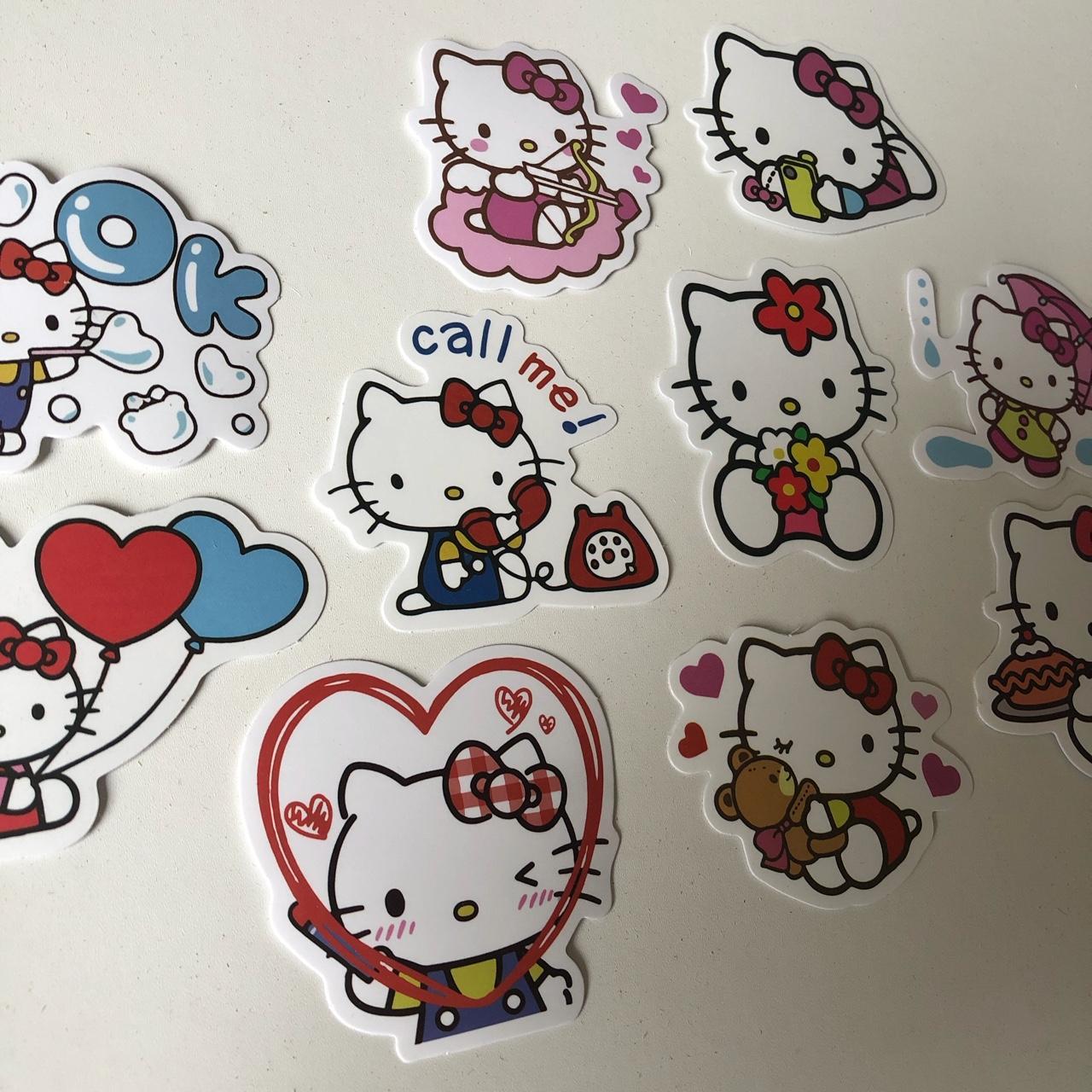 Sanrio Hello Kitty Sticker Pack 💋 10 Pack, you’ll... - Depop