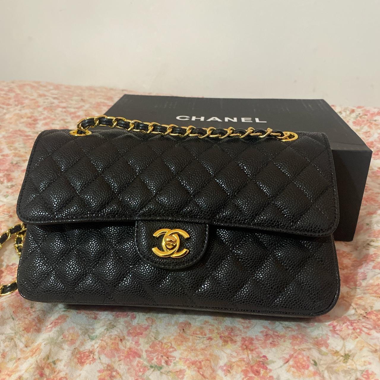 Chanel Women's Black Bag | Depop