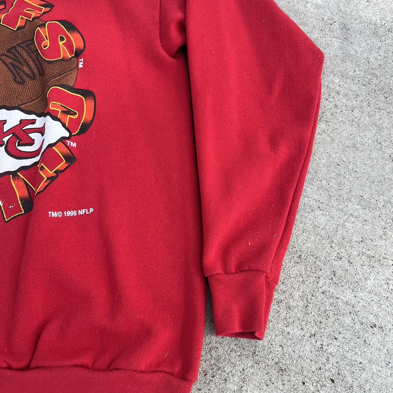 Kansas City Chiefs Crew Neck Sweatshirt - 1995 Tultex NFL Apparel - Dingeas