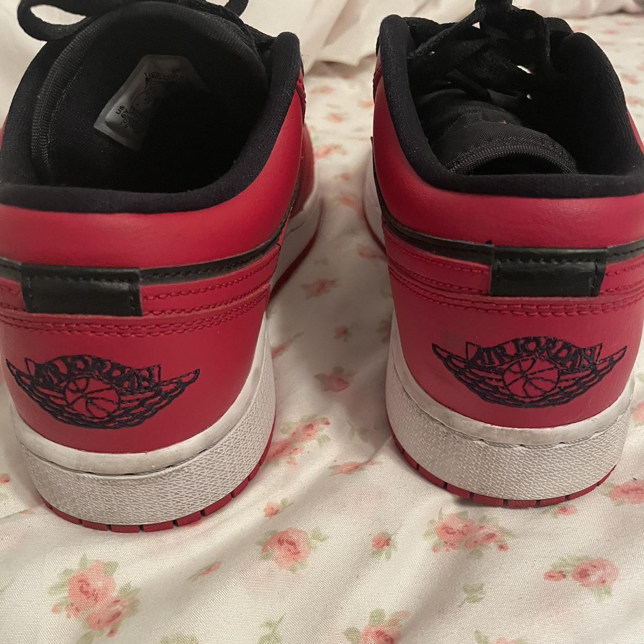 red womens jordan shoes