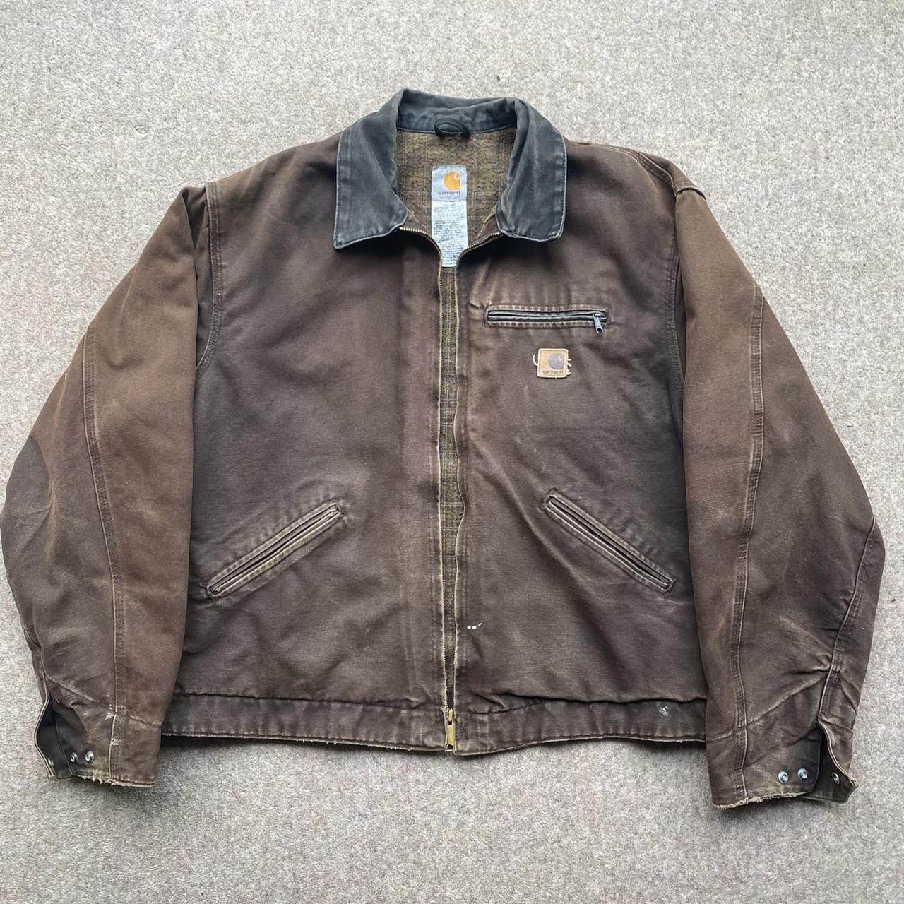 J97 Carhartt detroit jacket Size: XL Nice boxy fit,... - Depop