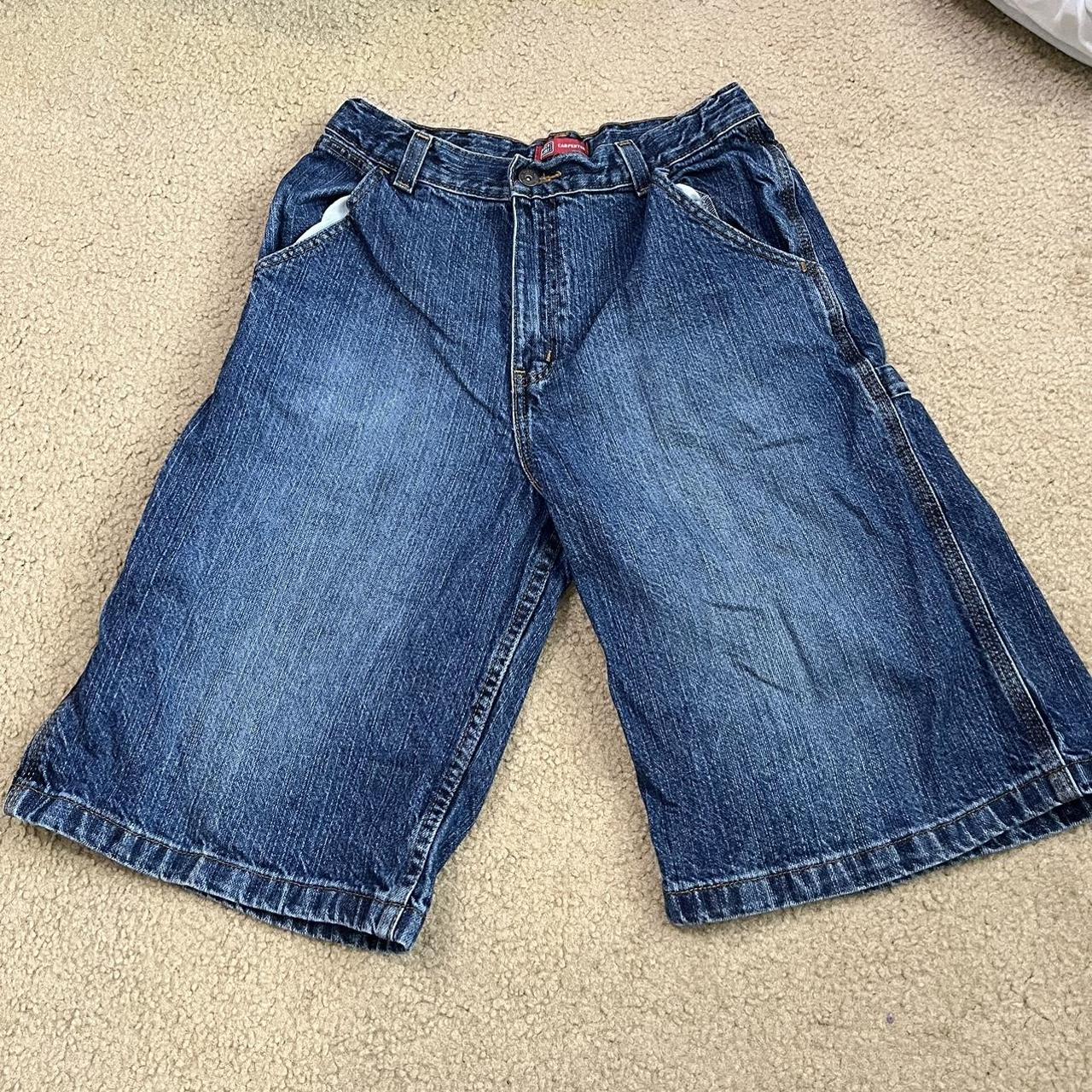 Faded Glory kids jorts size 18 thrifted never worn... - Depop