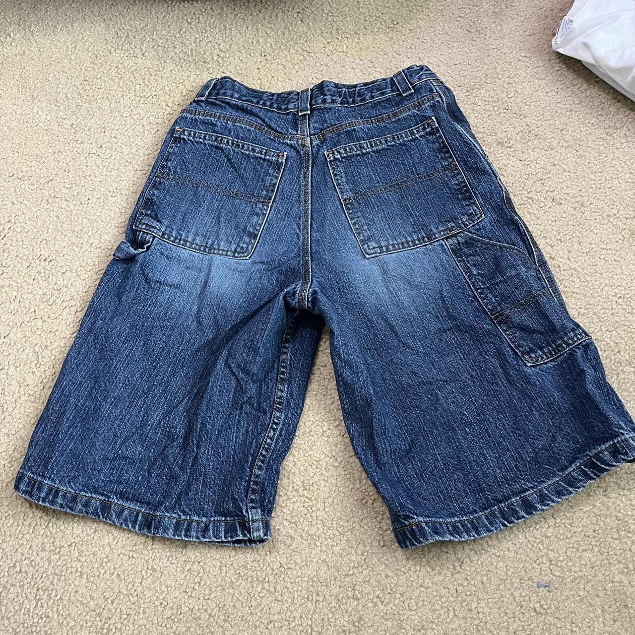 Faded Glory kids jorts size 18 thrifted never worn... - Depop