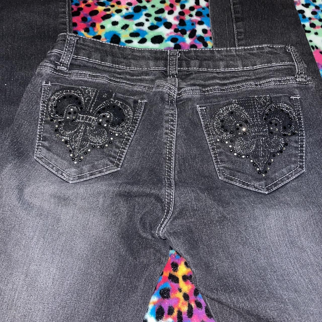 low rise greyish black southpole skinny jeans only... - Depop