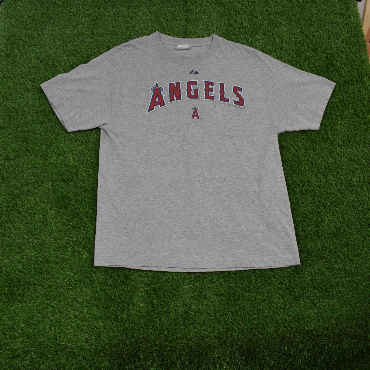 Los Angeles Angels T-Shirt Men Size XL Red Majestic Short Sleeve MLB  Baseball