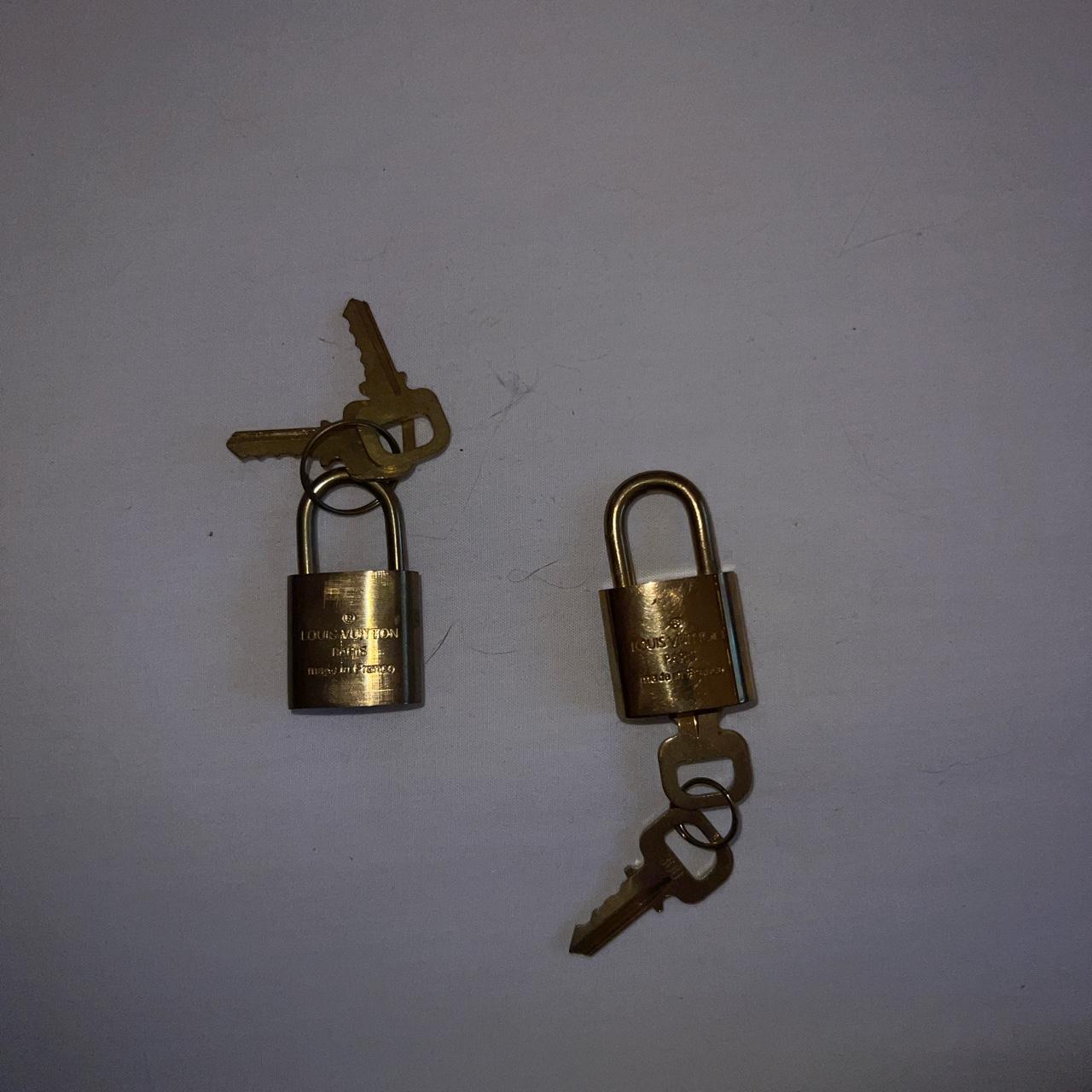 Louis Vuitton lock and key with an 18 non-branded - Depop