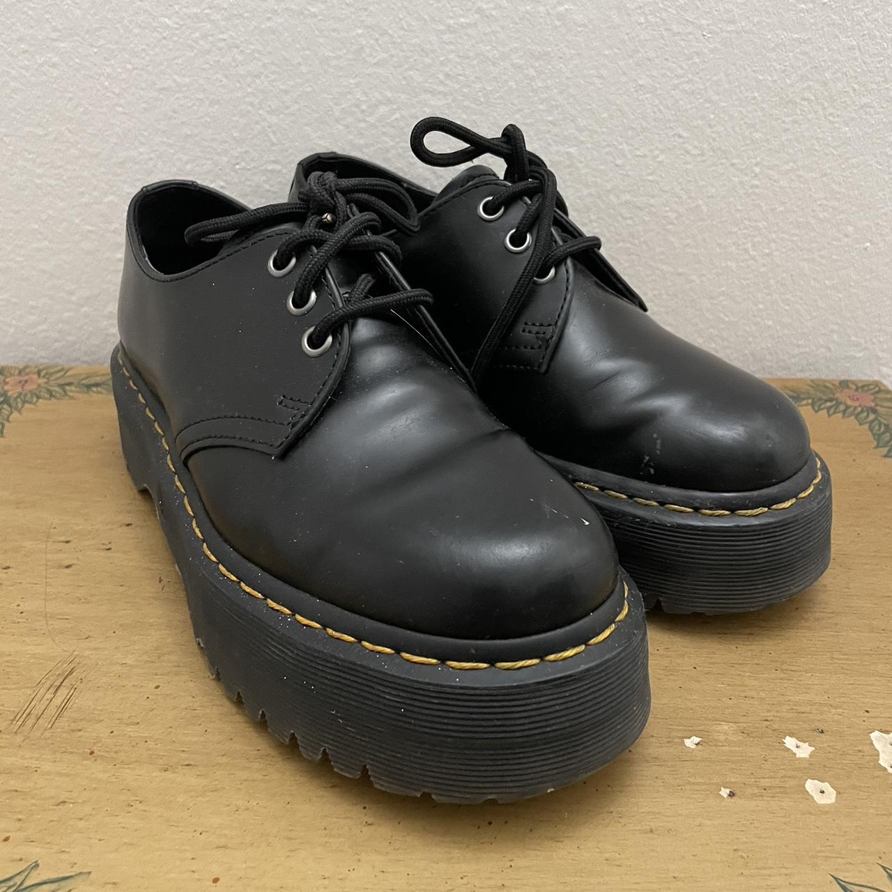 Black platform doc martens Used but in good... - Depop