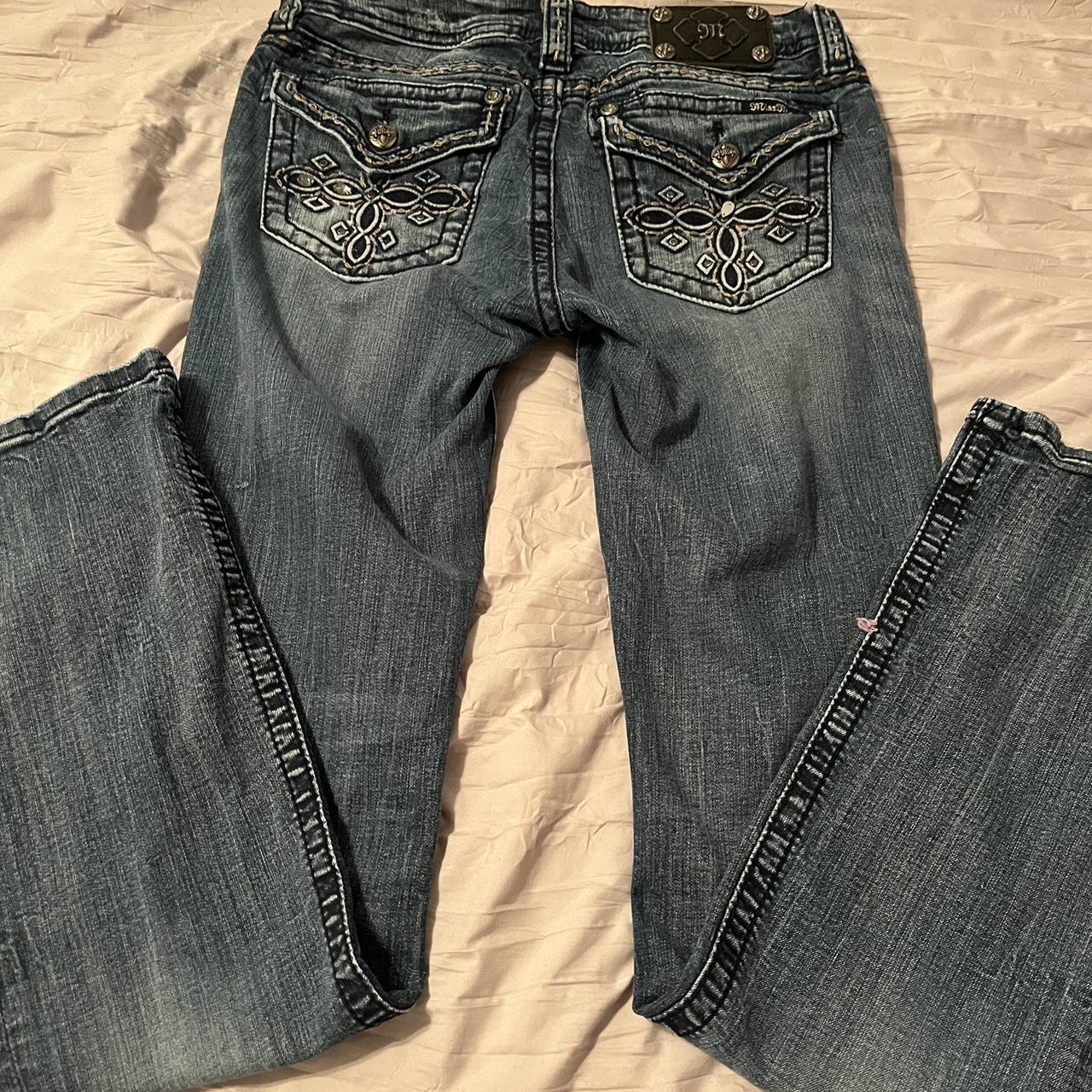 vintage Y2K low rise flare vintage jeans size: 29 - Depop