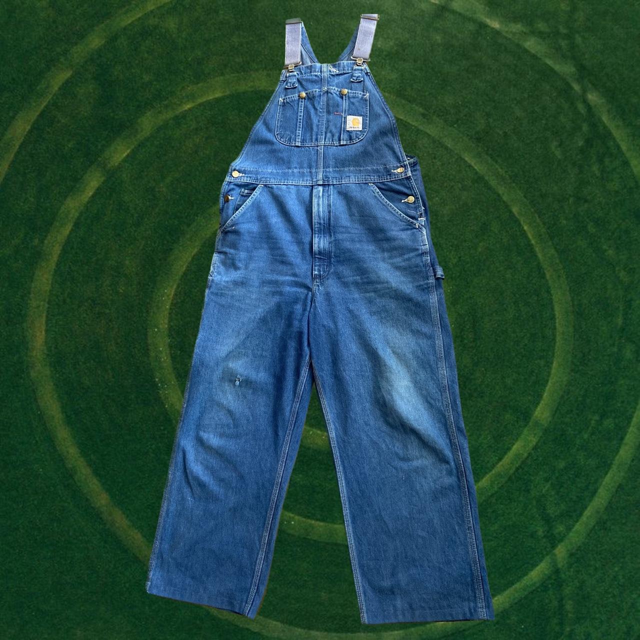 vintage-carhartt-overalls-these-overalls-would-depop