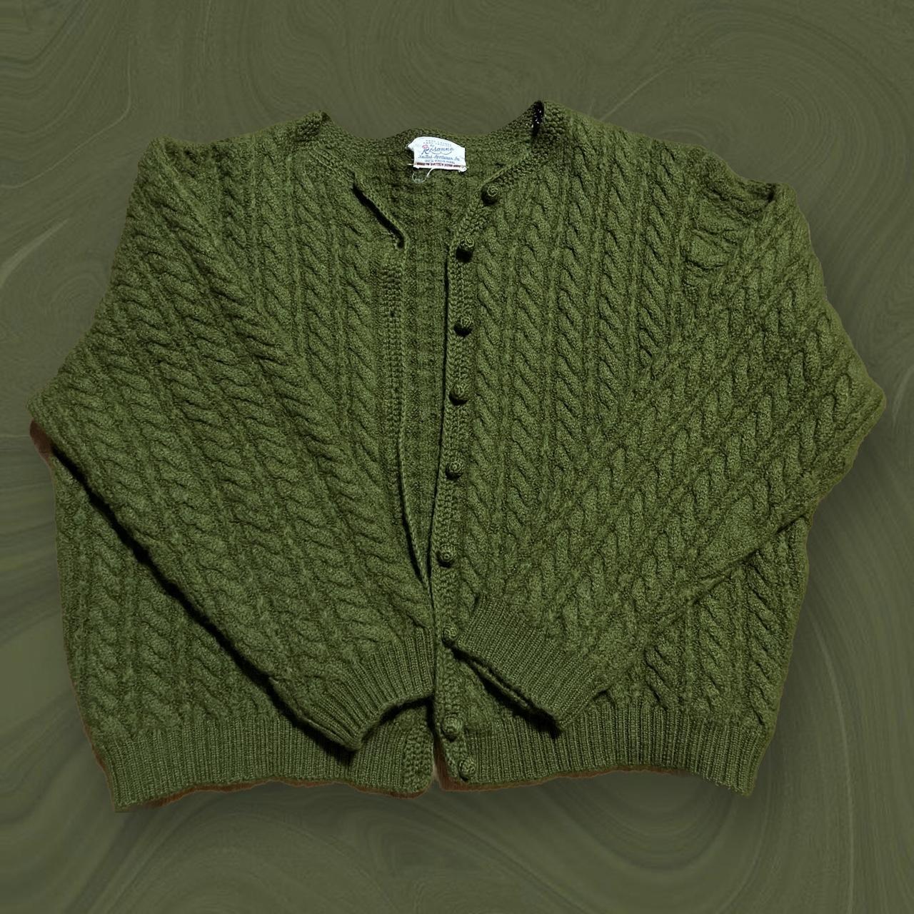 [ hand loomed 80s vintage cardigan ♡ ] literally... Depop