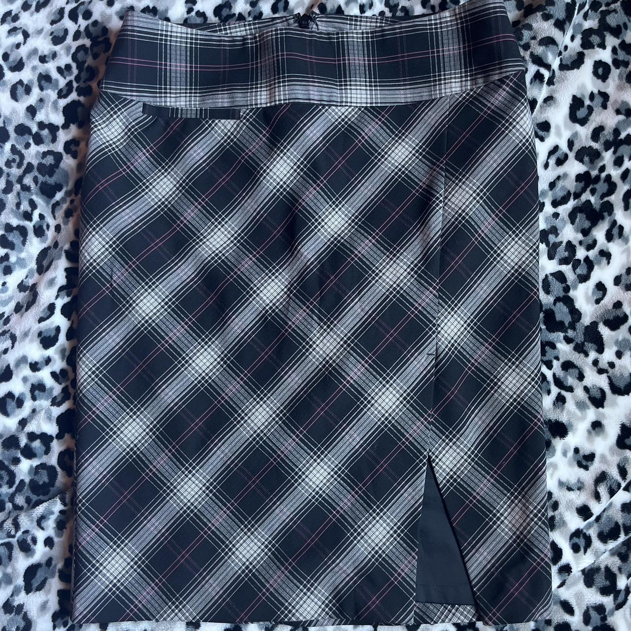 Express Design Studio plaid mini skirt grunge So. Depop